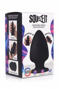 Squeeze-It Plugs - Squeezable Silicone Anal Plug - 2 Sizes - Boink Adult Boutique www.boinkmuskoka.com