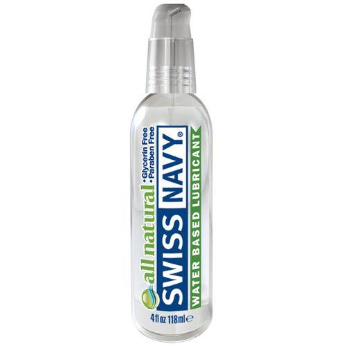 Swiss Navy All Natural - Water Based Lubricant - Various Sizes - Boink Adult Boutique www.boinkmuskoka.com