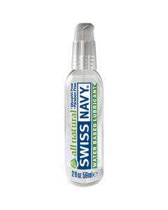 Swiss Navy All Natural - Water Based Lubricant - Various Sizes - Boink Adult Boutique www.boinkmuskoka.com