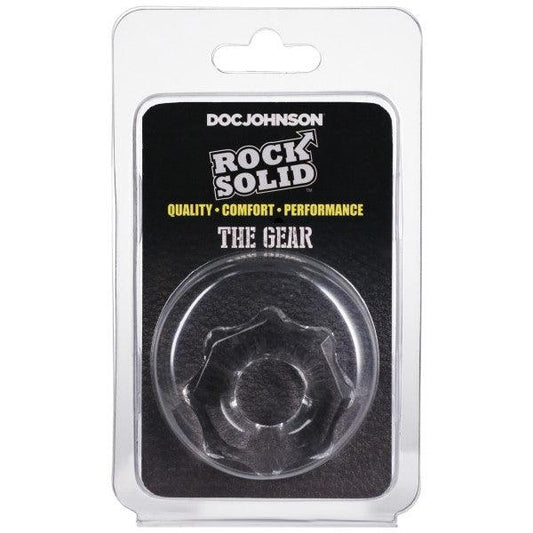 The Gear Cock Ring - Clear by Rock Solid - Boink Adult Boutique www.boinkmuskoka.com Canada