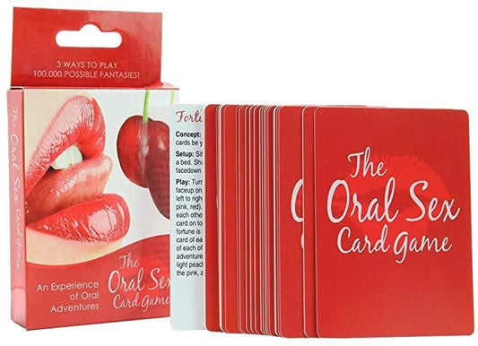 The Oral Sex Card Game - Curbside Pickup item - Boink Adult Boutique www.boinkmuskoka.com