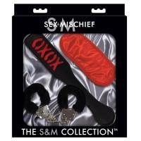 The S&M Collection - Sweet Punishment kit - Cuffs Paddle mask - Boink Adult Boutique www.boinkmuskoka.com