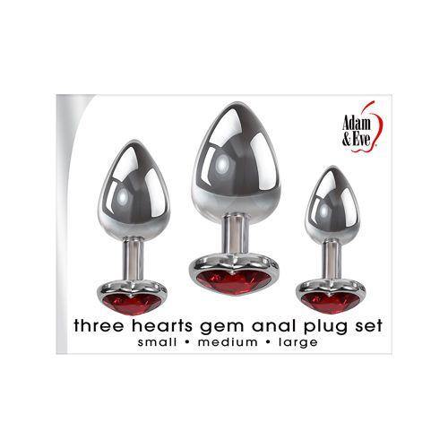 THREE HEARTS GEM ANAL PLUG SET - Boink Adult Boutique www.boinkmuskoka.com
