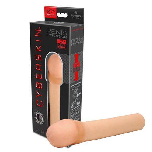 Topco - Cyberskin - 2" Xtra Thick Transformer Penis Extension - Natural - Boink Adult Boutique www.boinkmuskoka.com