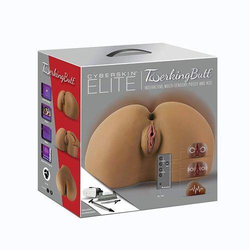 Twerking Butt- Cyberskin Elite Interactive Multi-Sensory Pussy & Ass - Boink Adult Boutique www.boinkmuskoka.com