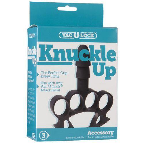 Vac-U-Lock Knuckle Up Accessory - Black - Boink Adult Boutique www.boinkmuskoka.com Canada