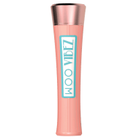 WOO Vibes by Doc Johnson - I Cum First Rechargeable Silicone Vibe with Case - White/Rose Gold - Boink Adult Boutique www.boinkmuskoka.com