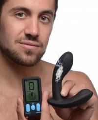 Zeus E-Stim Pro Silicone Vibrating Prostate Massager with Remote Control - Boink Adult Boutique www.boinkmuskoka.com